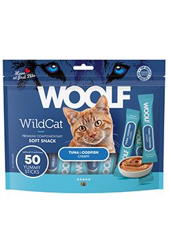 WOOLF WildCat Cream Regular Tuna&Codfish 50x14g