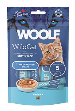 WOOLF WildCat Cream Regular Tuna&Codfish 5x14g