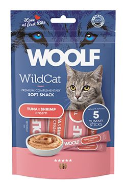 WOOLF WildCat Cream Regular Tuna&Shrimp 5x14g