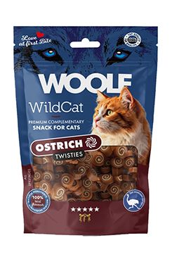 WOOLF WildCat Twisties Snack Ostrich 50g