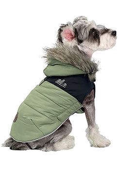 Obleček bunda pro psy NEW MOUNTAIN khaki 25cm Zolux